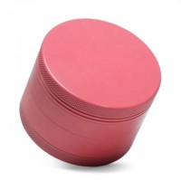 2020 hot sell 2.5 inches 63mm 4 Parts ceramic herb grinder pink