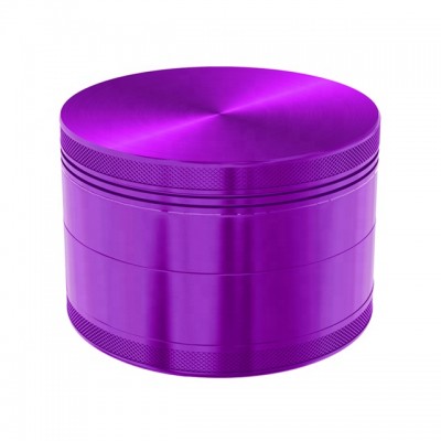 Aluminum anodized purple 100mm large tobacco weed herb grinder