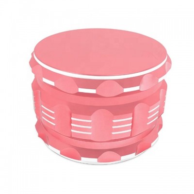 Upgraded Version 2.5 inch Pink aluminum tobacco weed herb grinder