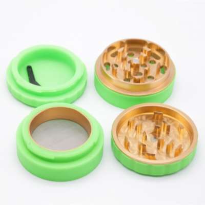 Portable herb grinder large kit keychain