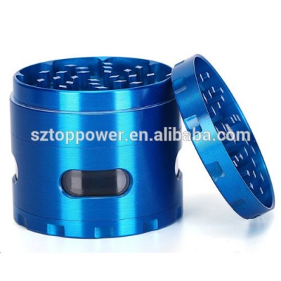 New style Custom logo zinc alloy herb grinder