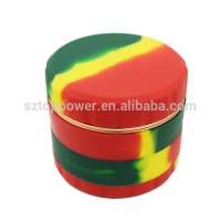 4-Piece Multi Sizes Silicone Coated Aluminum Herbal Grinder