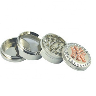 50mm Zinc alloy herb grinder 4piece custom logo herb grinder